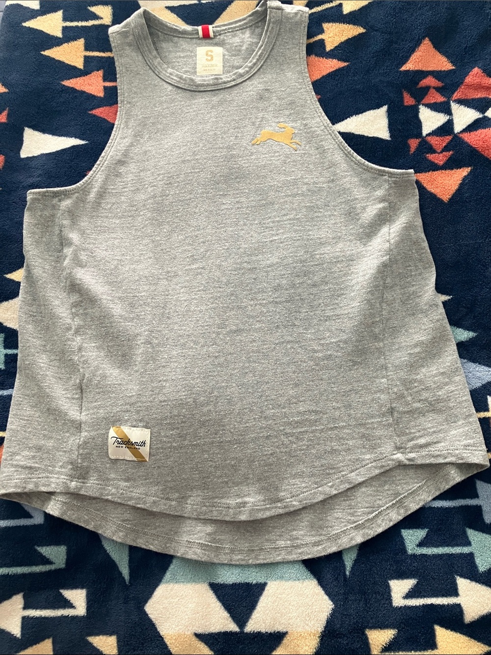 Tracksmith Womens Gray Tank Top